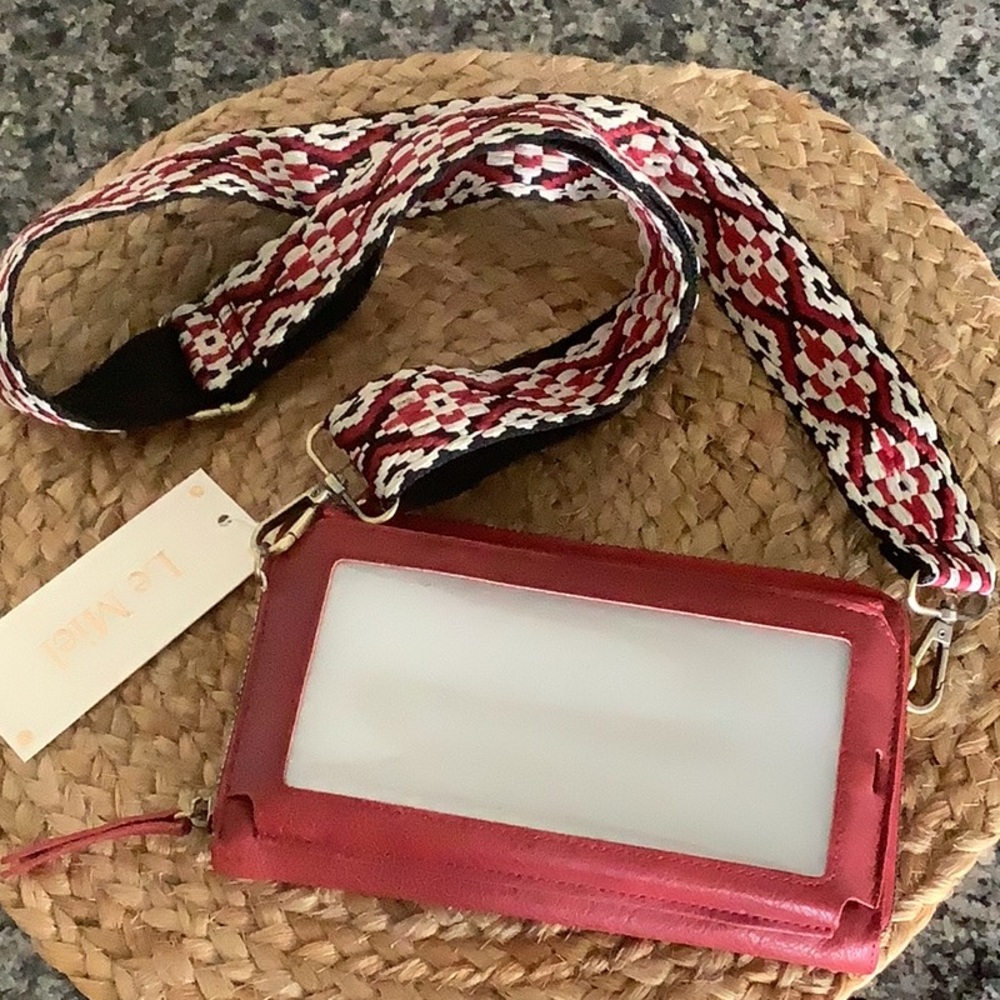 Guitar strap phone purse